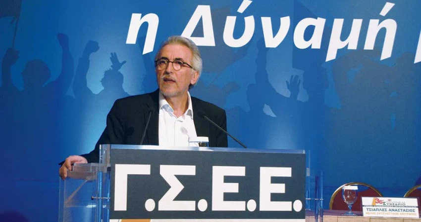 ΔΗΛΩΣΗ ΠΡΟΕΔΡΟΥ ΓΣΕΕ Γ. ΠΑΝΑΓΟΠΟΥΛΟΥ 8/12/16